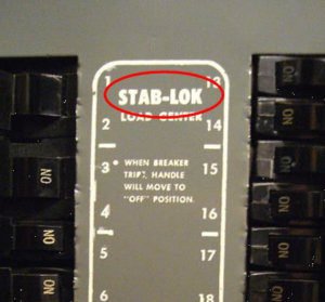 Stab-Lok circuit breaker